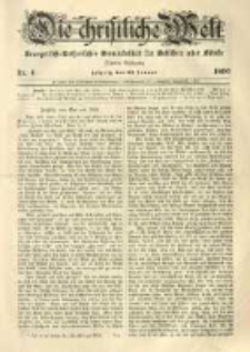 Die Christliche Welt: evangelisch-lutherisches Gemeindeblatt für Gebildete aller Stände. 1896.01.23 Jg.10 Nr.4