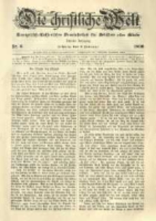 Die Christliche Welt: evangelisch-lutherisches Gemeindeblatt f&uuml;r Gebildete aller St&auml;nde. 1896.02.06 Jg.10 Nr.6