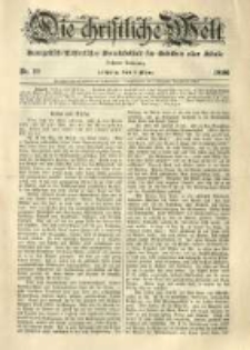 Die Christliche Welt: evangelisch-lutherisches Gemeindeblatt für Gebildete aller Stände. 1896.03.05 Jg.10 Nr.10