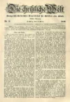 Die Christliche Welt: evangelisch-lutherisches Gemeindeblatt f&uuml;r Gebildete aller St&auml;nde. 1896.03.12 Jg.10 Nr.11