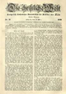 Die Christliche Welt: evangelisch-lutherisches Gemeindeblatt für Gebildete aller Stände. 1896.03.19 Jg.10 Nr.12