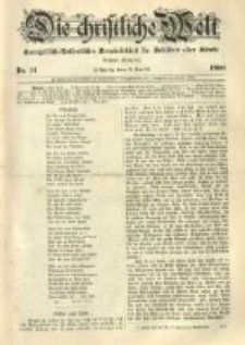 Die Christliche Welt: evangelisch-lutherisches Gemeindeblatt f&uuml;r Gebildete aller St&auml;nde. 1896.04.02 Jg.10 Nr.14