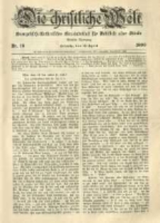 Die Christliche Welt: evangelisch-lutherisches Gemeindeblatt f&uuml;r Gebildete aller St&auml;nde. 1896.04.16 Jg.10 Nr.16