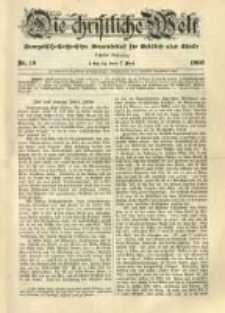 Die Christliche Welt: evangelisch-lutherisches Gemeindeblatt für Gebildete aller Stände. 1896.05.07 Jg.10 Nr.19
