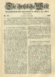 Die Christliche Welt: evangelisch-lutherisches Gemeindeblatt für Gebildete aller Stände. 1896.05.14 Jg.10 Nr.20