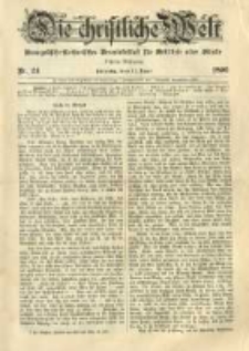 Die Christliche Welt: evangelisch-lutherisches Gemeindeblatt f&uuml;r Gebildete aller St&auml;nde. 1896.06.11 Jg.10 Nr.24