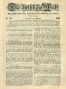 Die Christliche Welt: evangelisch-lutherisches Gemeindeblatt für Gebildete aller Stände. 1896.08.06 Jg.10 Nr.32