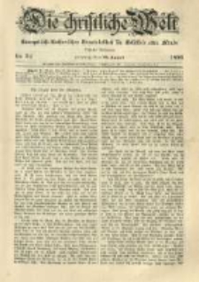 Die Christliche Welt: evangelisch-lutherisches Gemeindeblatt f&uuml;r Gebildete aller St&auml;nde. 1896.08.20 Jg.10 Nr.34