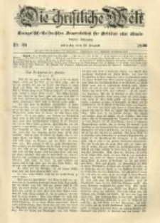 Die Christliche Welt: evangelisch-lutherisches Gemeindeblatt f&uuml;r Gebildete aller St&auml;nde. 1896.08.27 Jg.10 Nr.35