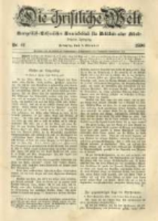 Die Christliche Welt: evangelisch-lutherisches Gemeindeblatt für Gebildete aller Stände. 1896.10.08 Jg.10 Nr.41