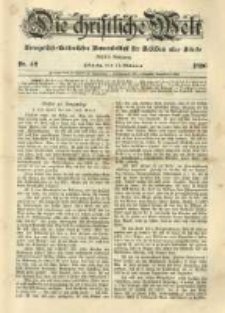 Die Christliche Welt: evangelisch-lutherisches Gemeindeblatt für Gebildete aller Stände. 1896.10.15 Jg.10 Nr.42