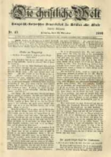 Die Christliche Welt: evangelisch-lutherisches Gemeindeblatt f&uuml;r Gebildete aller St&auml;nde. 1896.10.22 Jg.10 Nr.43