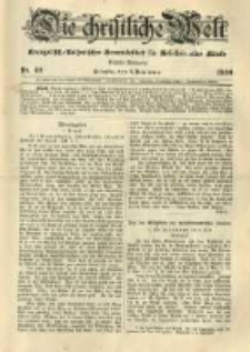 Die Christliche Welt: evangelisch-lutherisches Gemeindeblatt f&uuml;r Gebildete aller St&auml;nde. 1896.12.03 Jg.10 Nr.49