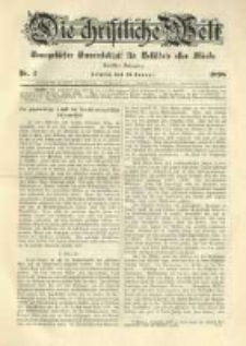 Die Christliche Welt: evangelisches Gemeindeblatt f&uuml;r Gebildete aller St&auml;nde. 1898.01.13 Jg.12 Nr.2