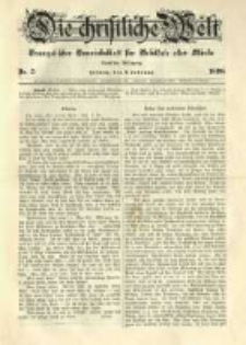 Die Christliche Welt: evangelisches Gemeindeblatt f&uuml;r Gebildete aller St&auml;nde. 1898.02.03 Jg.12 Nr.5