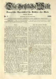 Die Christliche Welt: evangelisches Gemeindeblatt für Gebildete aller Stände. 1898.02.03 Jg.12 Nr.5