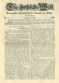 Die Christliche Welt: evangelisches Gemeindeblatt für Gebildete aller Stände. 1898.03.03 Jg.12 Nr.9