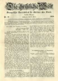 Die Christliche Welt: evangelisches Gemeindeblatt für Gebildete aller Stände. 1898.03.10 Jg.12 Nr.10