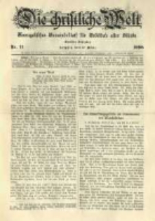 Die Christliche Welt: evangelisches Gemeindeblatt f&uuml;r Gebildete aller St&auml;nde. 1898.03.17 Jg.12 Nr.11