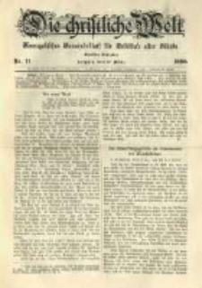 Die Christliche Welt: evangelisches Gemeindeblatt für Gebildete aller Stände. 1898.03.17 Jg.12 Nr.11