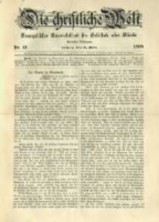 Die Christliche Welt: evangelisches Gemeindeblatt für Gebildete aller Stände. 1898.03.24 Jg.12 Nr.12