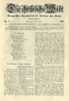 Die Christliche Welt: evangelisches Gemeindeblatt f&uuml;r Gebildete aller St&auml;nde. 1898.04.07 Jg.12 Nr.14