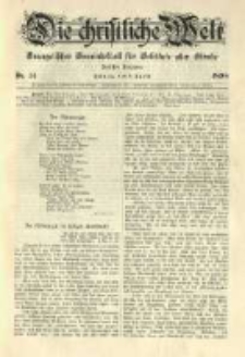 Die Christliche Welt: evangelisches Gemeindeblatt für Gebildete aller Stände. 1898.04.07 Jg.12 Nr.14