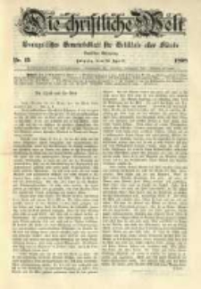 Die Christliche Welt: evangelisches Gemeindeblatt für Gebildete aller Stände. 1898.04.14 Jg.12 Nr.15