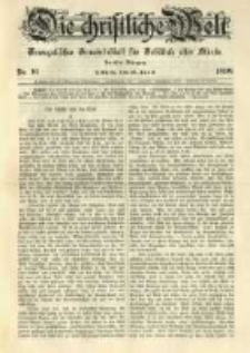 Die Christliche Welt: evangelisches Gemeindeblatt f&uuml;r Gebildete aller St&auml;nde. 1898.04.21 Jg.12 Nr.16