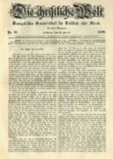 Die Christliche Welt: evangelisches Gemeindeblatt für Gebildete aller Stände. 1898.04.21 Jg.12 Nr.16
