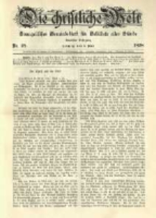 Die Christliche Welt: evangelisches Gemeindeblatt für Gebildete aller Stände. 1898.05.05 Jg.12 Nr.18