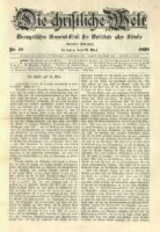 Die Christliche Welt: evangelisches Gemeindeblatt für Gebildete aller Stände. 1898.05.12 Jg.12 Nr.19