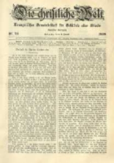 Die Christliche Welt: evangelisches Gemeindeblatt f&uuml;r Gebildete aller St&auml;nde. 1898.06.02 Jg.12 Nr.22