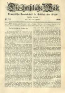 Die Christliche Welt: evangelisches Gemeindeblatt für Gebildete aller Stände. 1898.06.02 Jg.12 Nr.22