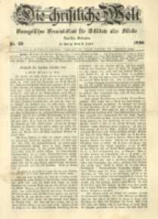 Die Christliche Welt: evangelisches Gemeindeblatt für Gebildete aller Stände. 1898.06.09 Jg.12 Nr.23