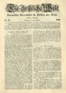 Die Christliche Welt: evangelisches Gemeindeblatt für Gebildete aller Stände. 1898.06.23 Jg.12 Nr.25