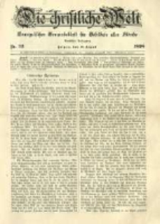 Die Christliche Welt: evangelisches Gemeindeblatt f&uuml;r Gebildete aller St&auml;nde. 1898.08.18 Jg.12 Nr.33