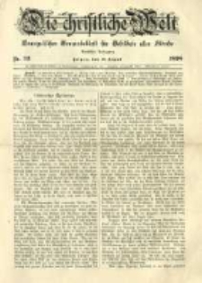 Die Christliche Welt: evangelisches Gemeindeblatt für Gebildete aller Stände. 1898.08.18 Jg.12 Nr.33