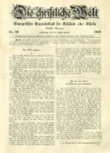 Die Christliche Welt: evangelisches Gemeindeblatt für Gebildete aller Stände. 1898.09.08 Jg.12 Nr.36
