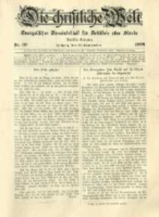 Die Christliche Welt: evangelisches Gemeindeblatt für Gebildete aller Stände. 1898.09.15 Jg.12 Nr.37