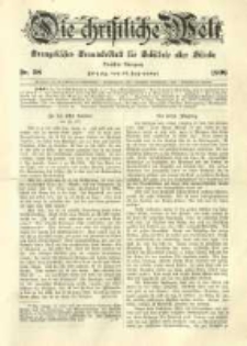 Die Christliche Welt: evangelisches Gemeindeblatt für Gebildete aller Stände. 1898.09.22 Jg.12 Nr.38