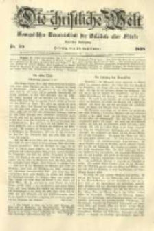 Die Christliche Welt: evangelisches Gemeindeblatt f&uuml;r Gebildete aller St&auml;nde. 1898.09.29 Jg.12 Nr.39