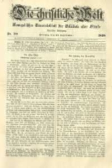 Die Christliche Welt: evangelisches Gemeindeblatt für Gebildete aller Stände. 1898.09.29 Jg.12 Nr.39