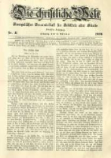 Die Christliche Welt: evangelisches Gemeindeblatt f&uuml;r Gebildete aller St&auml;nde. 1898.10.13 Jg.12 Nr.41