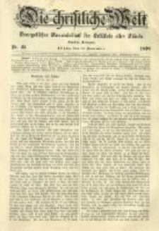 Die Christliche Welt: evangelisches Gemeindeblatt für Gebildete aller Stände. 1898.11.10 Jg.12 Nr.45