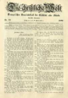 Die Christliche Welt: evangelisches Gemeindeblatt f&uuml;r Gebildete aller St&auml;nde. 1898.11.17 Jg.12 Nr.46
