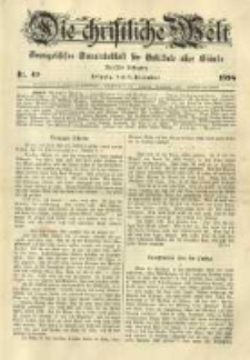 Die Christliche Welt: evangelisches Gemeindeblatt für Gebildete aller Stände. 1898.12.08 Jg.12 Nr.49
