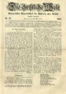 Die Christliche Welt: evangelisches Gemeindeblatt f&uuml;r Gebildete aller St&auml;nde. 1898.12.29 Jg.12 Nr.52