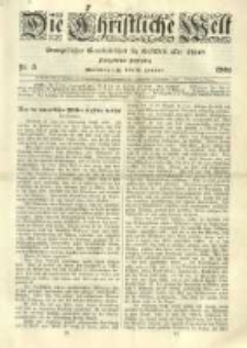 Die Christliche Welt: evangelisches Gemeindeblatt f&uuml;r Gebildete aller St&auml;nde. 1901.01.31 Jg.15 Nr.5