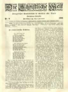 Die Christliche Welt: evangelisches Gemeindeblatt für Gebildete aller Stände. 1901.02.07 Jg.15 Nr.6